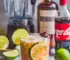 Bourbon Cola Lime Slushie