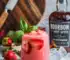 Strawberry Basil Bourbon Slushie